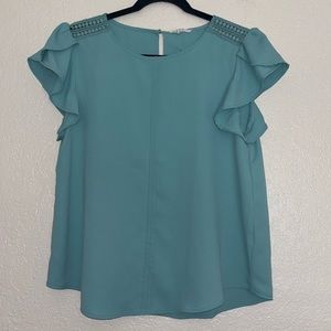 Mine Turquoise Blouse